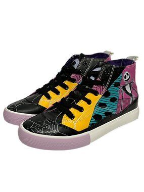 The Nightmare Before Christmas Sneakers High Top Shoes 8.5 NWT